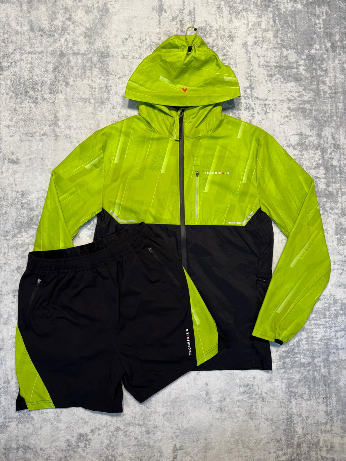 Technicals Windbreaker Short Set - S - Active Supply