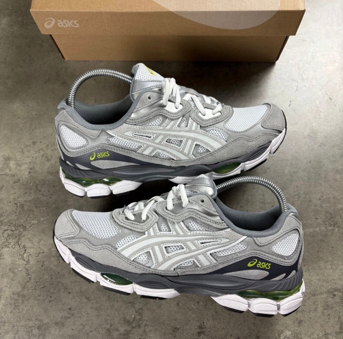 Asics Gel NYC White Glacier Grey - Active Supply