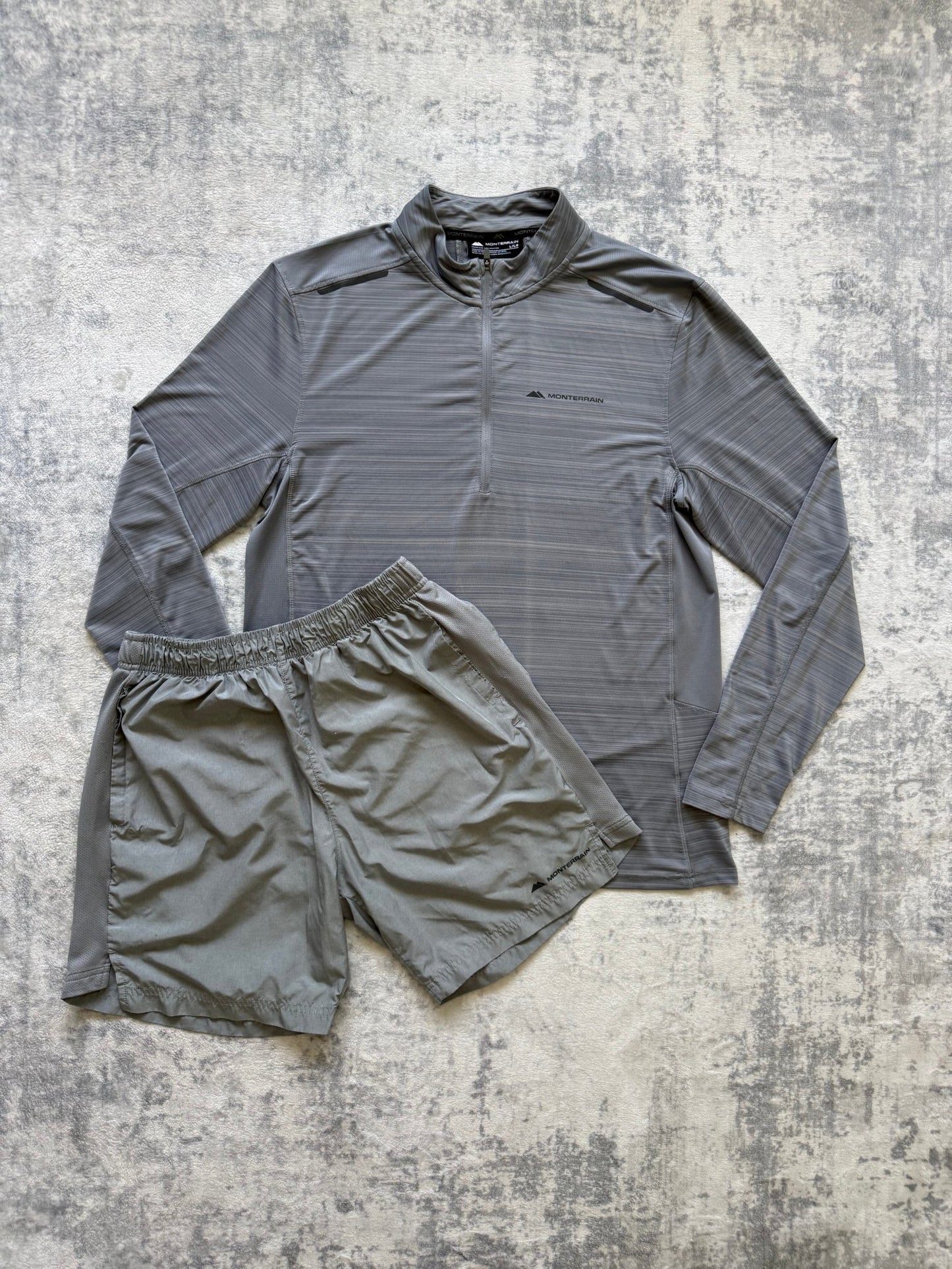 Monterrain 1/4 Zip Short Set - L - Active Supply