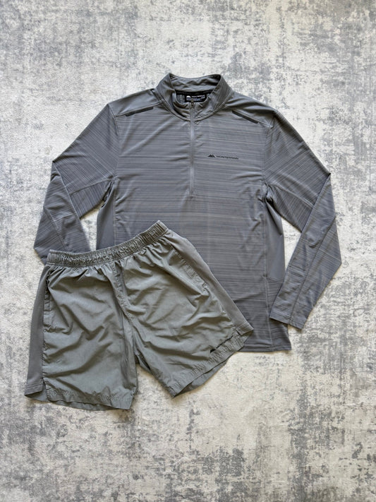 Monterrain 1/4 Zip Short Set - L - Active Supply