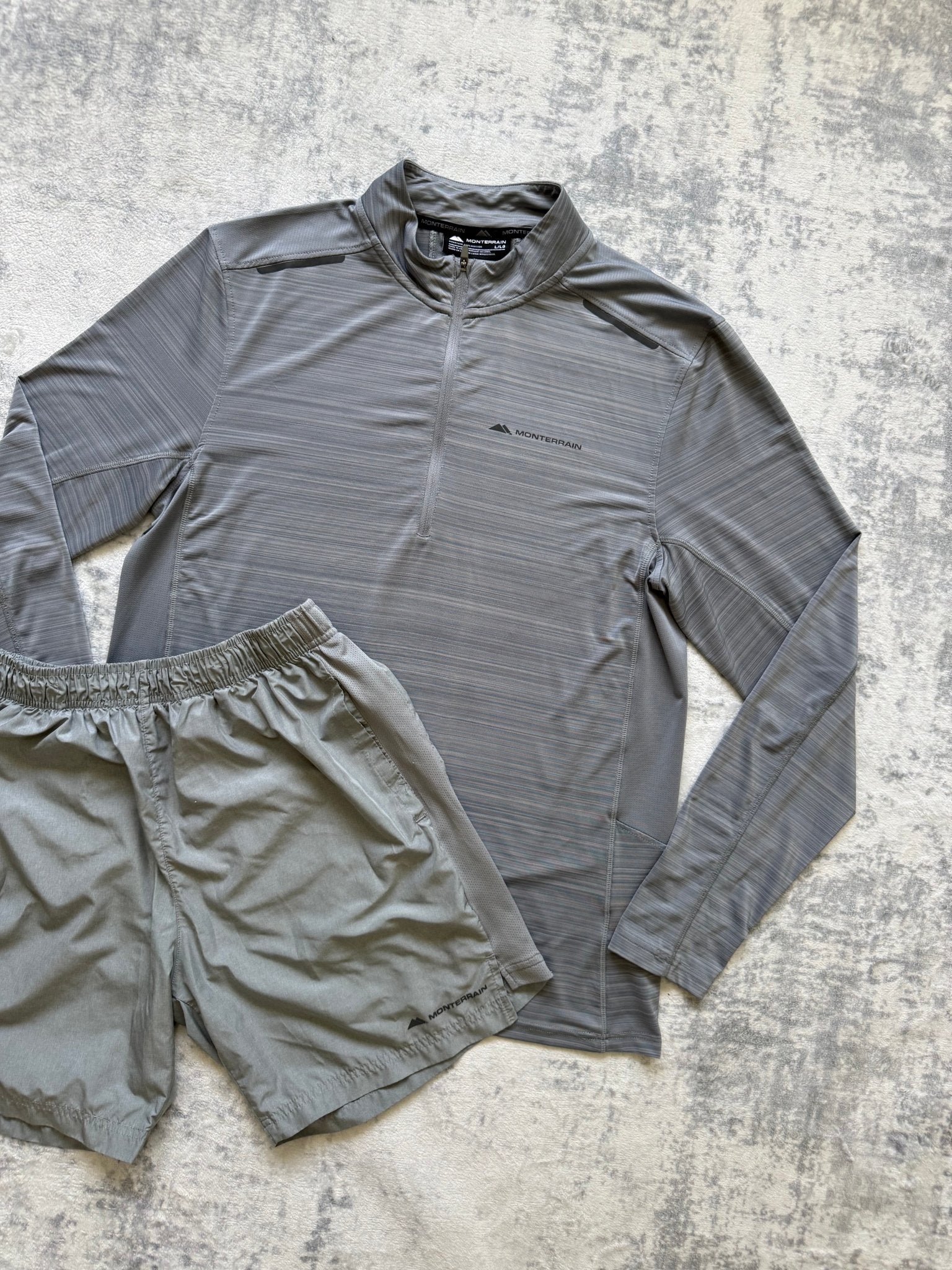 Monterrain 1/4 Zip Short Set - L - Active Supply