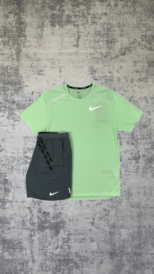 Nike - Vapour Green Miler / Grey Flex Stride Set - Active Supply