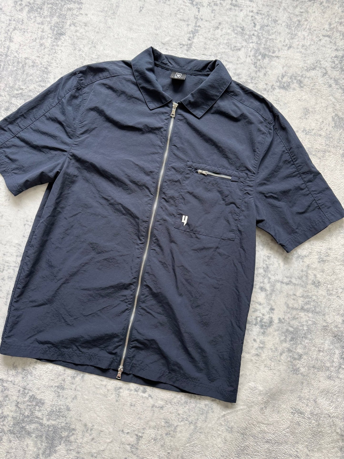 Yelir World Zip Up Polo Shirt - M - Active Supply